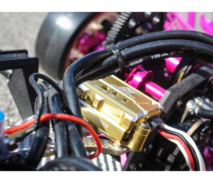 Gyro High Stability Pink Alum Gyroscope Drift RWD w/ Uni Mount Tray 007BRV2PK 