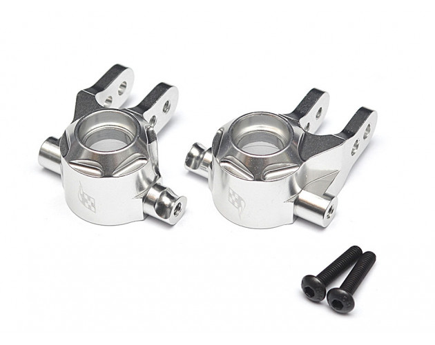 Aluminum Front  Knuckles - 1 Pair Silver