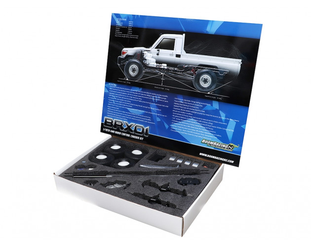 1/10 4WD Radio Control Chassis Kit w/ Killerbody LC70 Hard Body Kit Set