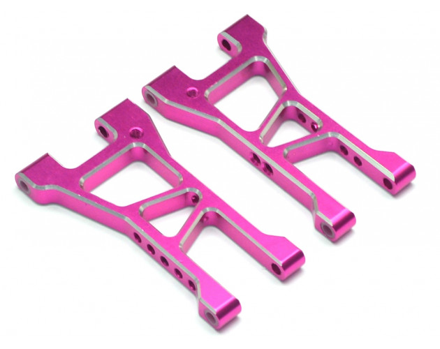 Sakura D4 PRO Rear Complete Adjustable Arm Kit (W/ TOE Steering) Pink