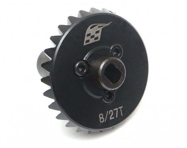 Heavy Duty Keyed Bevel Helical Overdrive Gear 27/8T + Differential Locker Set for BRX70/BRX80/BRX90 PHAT & AR44/45/Capra Axles