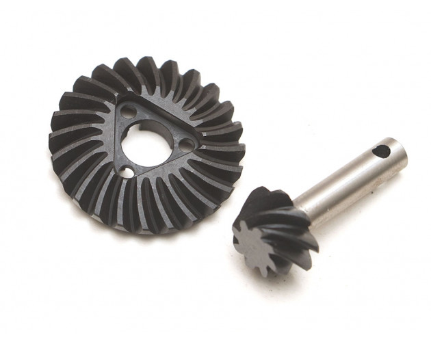 Heavy Duty Keyed Bevel Helical Overdrive Gear 24/8T + Differential Locker Set for BRX70/BRX90/AR44/AR45 Axles
