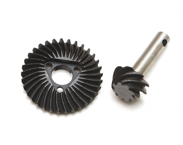 Heavy Duty Keyed Bevel Helical Underdrive Gear 33/8T + Differential Locker Set for BRX70/BRX80/BRX90 PHAT & AR44/45/Capra Axles
