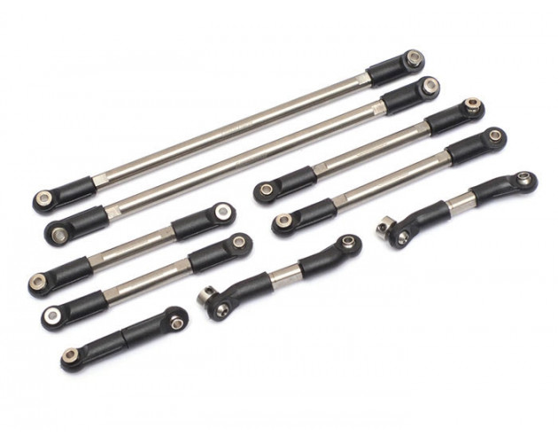 Titanium Full Adjustable Link Set W/ Stainless Steel Pivot Ball Ends