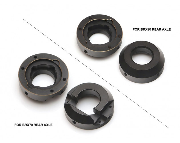 Brass Rear Knuckle Base Weights for BRX90 PHAT Axle (2)
