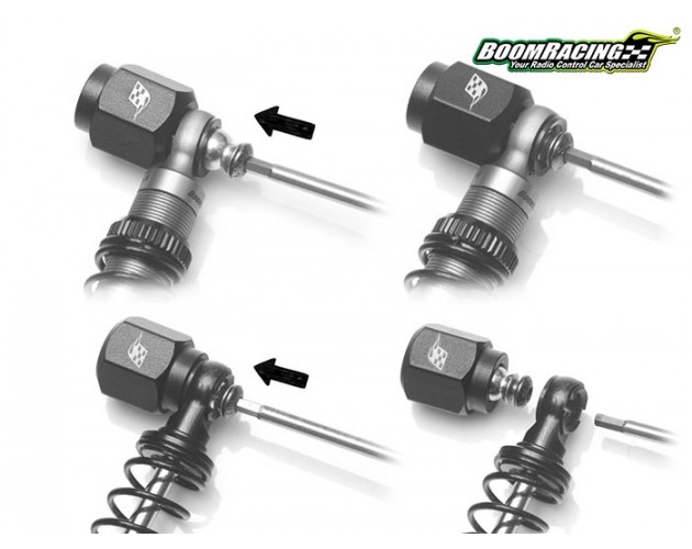 KUDU™ 80mm Coilover Scale Shock Absorbers (2)