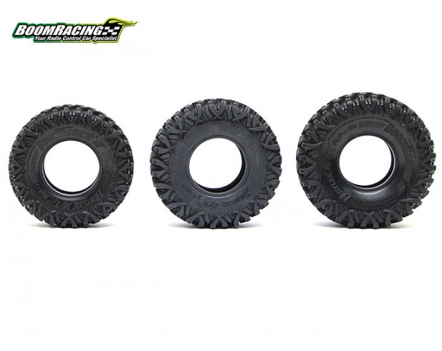 HUSTLER M/T Xtreme 1.9 Rock Crawling Tires 4.45x1.57 SNAIL SLIME™ Compound W/ 2-Stage Foams (Super Soft) [Recon G6 Certified] 2pcs