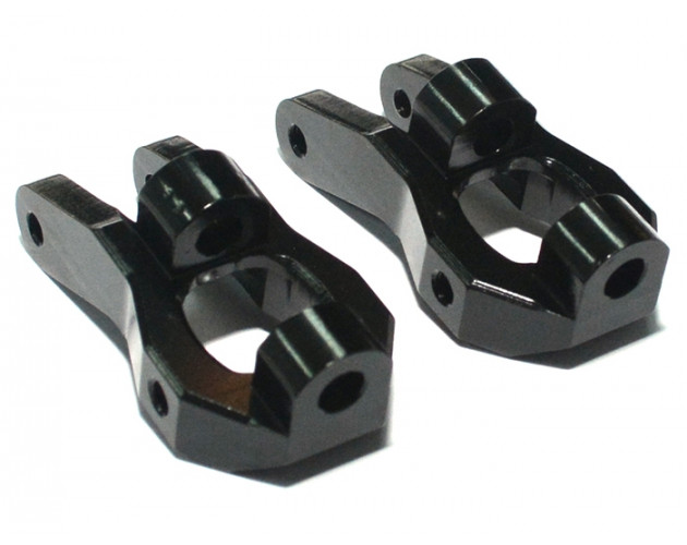 Aluminum  Caster Blocks -1 Pair Black