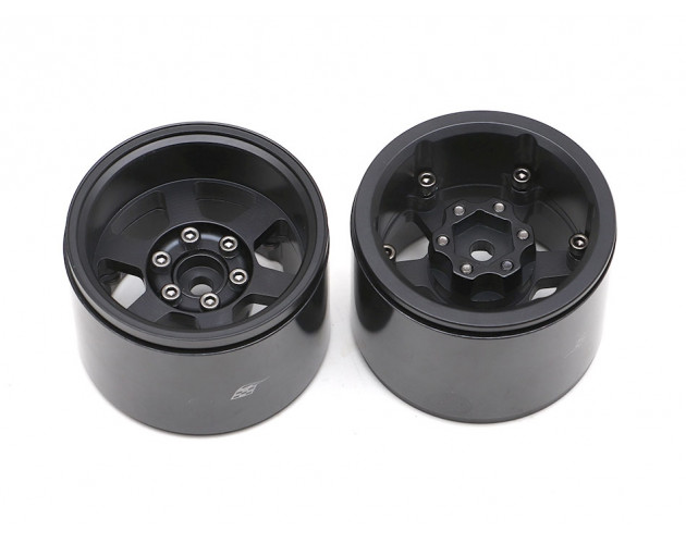 Extra Wide TE37XD KRAIT™ 1.9 Deep Dish Aluminum Beadlock Wheels w/ XT606 Hub (2) Black