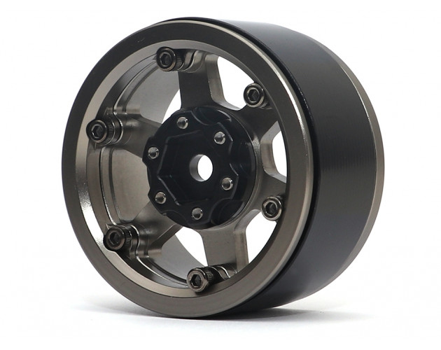 TE37XD KRAIT™ 1.9 Deep Dish Aluminum Beadlock Wheels w/ XT601 Hubs (4) Gun Metal