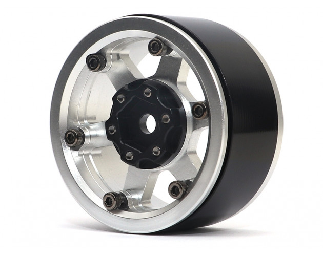 TE37XD KRAIT™ 1.9 Deep Dish Aluminum Beadlock Wheels w/ XT601 Hubs (4) Silver