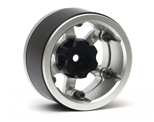 TE37LG KRAIT™ 1.9 Aluminum Beadlock Wheels w/ XT606 Hubs (4) Silver