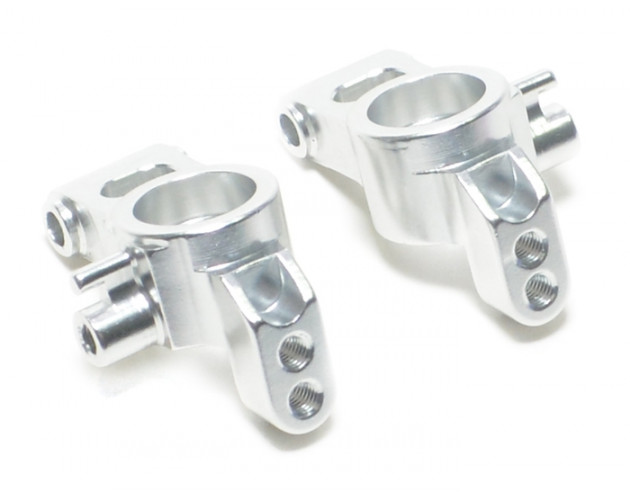 Aluminum Rear Hubs With Bearings Silver