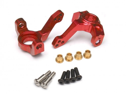 Aluminum Steering Knuckles - 2 Pcs Red [RECON G6 The Fix Certified]