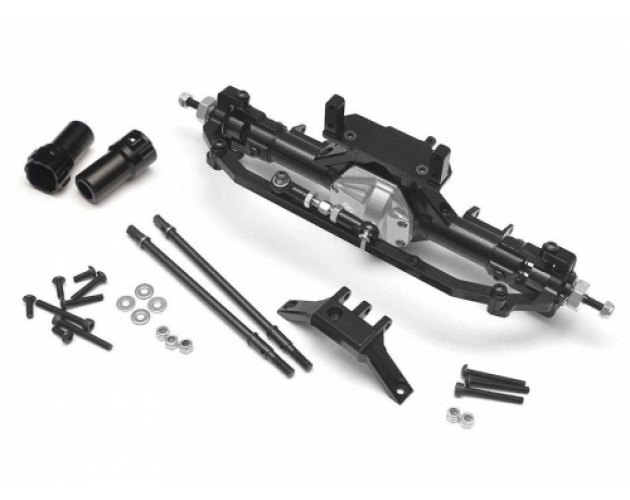Complete Assembled Aluminum Convertible Front or Rear Axle Silver