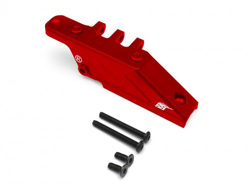 Aluminum Rear Offset Axle Link Mount   Red