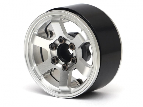TE37LG KRAIT™ 1.9 Aluminum Beadlock Wheels w/ XT606 Hubs (4) Silver