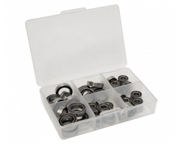 High Performance Full Ball Bearings Set Rubber Sealed (15 Totals)