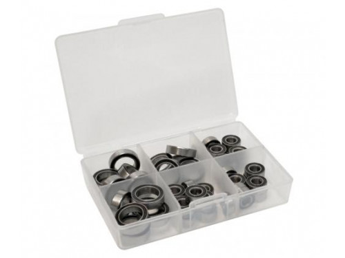 High Performance Full Ball Bearings Set Rubber Sealed (24 Totals)